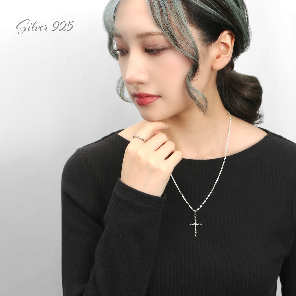 Que Crave クロス 十字架 ペンダントトップ ネックレス ペンダント 