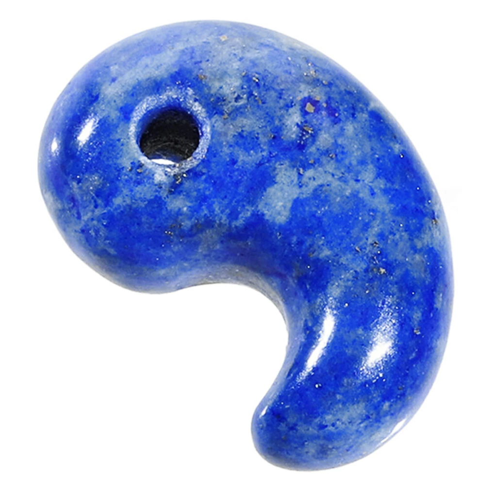ラピスラズリ 勾玉 縦約1.6cm 天然石 パワーストーン 12月 誕生石
