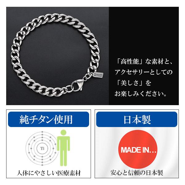 Phiten（ファイテン） チタンブレスレット メンズ 限定 喜平チェーン