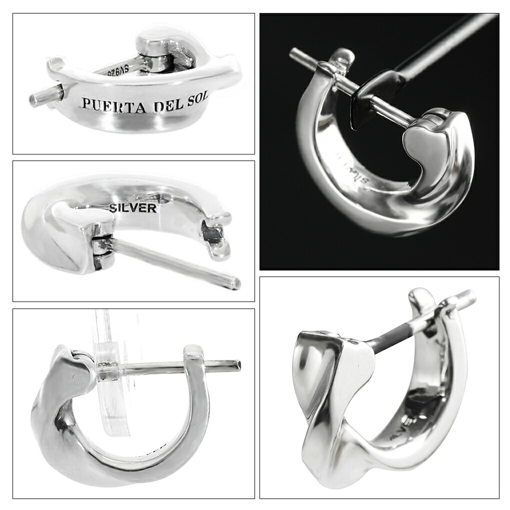 PUERTA DEL SOL フープピアス PUERTA DEL SOL Mobius Hoop メビウスの輪 スナップ フープ