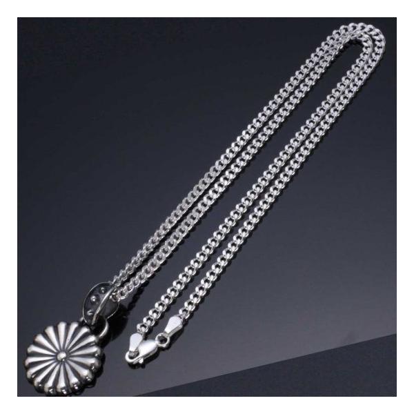 龍頭 菊 (大) ネックレス チェーン付き ペンダント メンズ シルバー シルバーネックレス メンズネックレス 花 シルバー950 男性 彼氏 伝統技法 ギフト_6