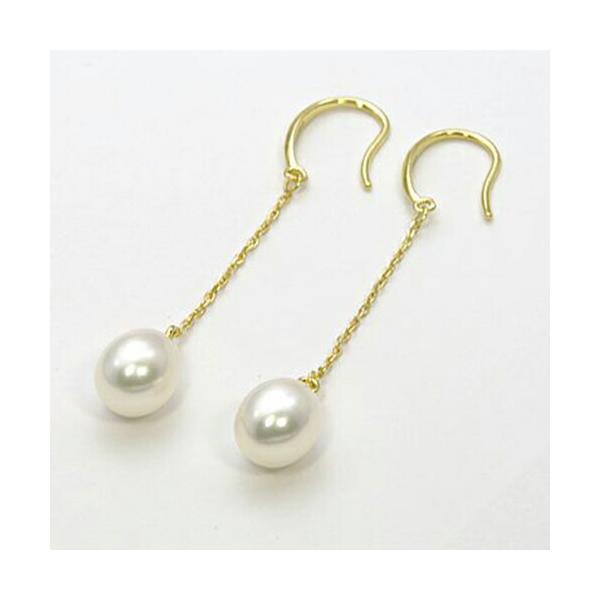 MUSE ミューズ オーバル 淡水パール ピアス 2P 両耳用 レディース シルバーピアス シルバー925 シルバー シルバーアクセ レディースピアス 揺れる