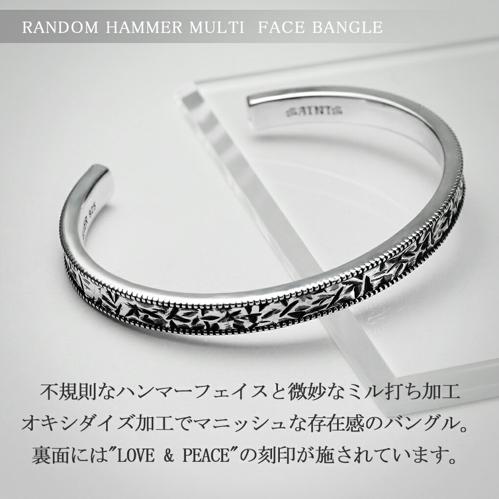 CY　SAINTS/ジーザスバングル　シルバー925 楽天市場】SAINTS マルチフェイスレディースバングル セインツ アクセサリー