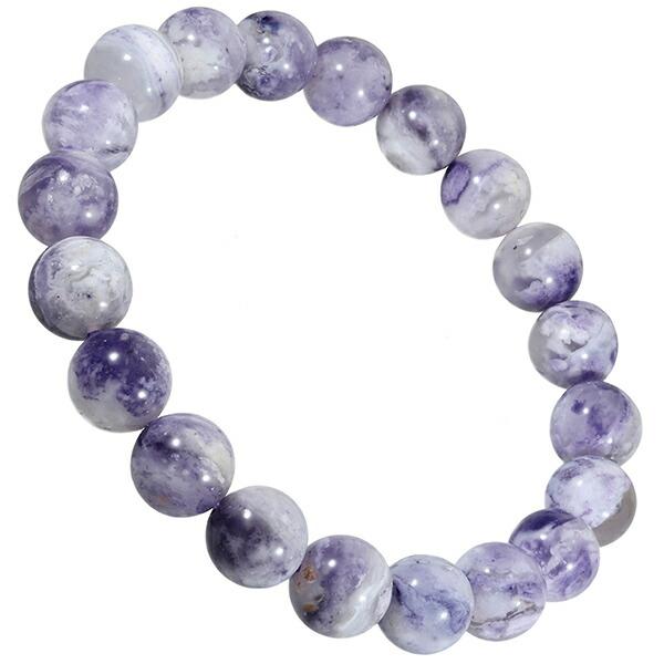 ティファニーストーン ブレスレット 9.5mm 17.5cm メンズM レディースL