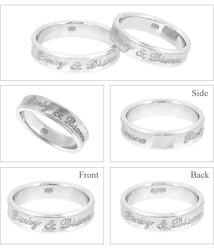 PINKY&DIANNE（ピンキー アンド ダイアン） ペアリング シルバー