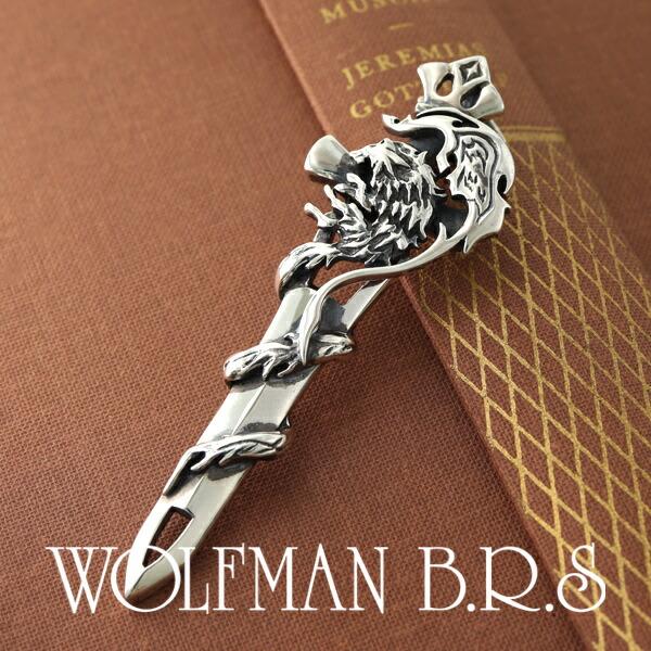 Wolfman B.R.S./ダークナイツウルフペンダント、シルバー925 WOLFMAN B.R.S（ウルフマンBRS） ウルフマン BRS ダークナイツウルフ