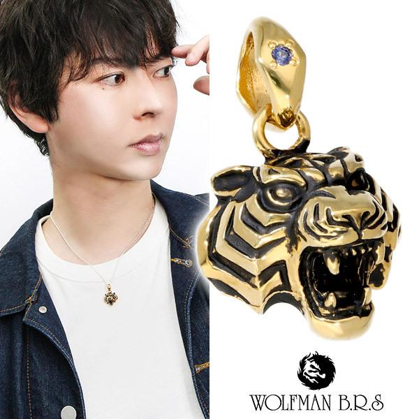 【訳あり】WOLFMAN B.R.S ペンダントトップ 定価53,900円 WOLFMAN B.R.S（ウルフマンBRS） ペンダントトップ タイガーマン