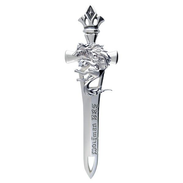 ウルフマンBRS ペンダントトップ ホワイトファング ロングブレード