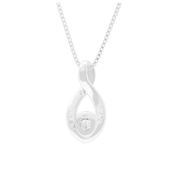 K18 ダイヤモンド ドロップ ネックレス ホワイトゴールド 一粒 天然