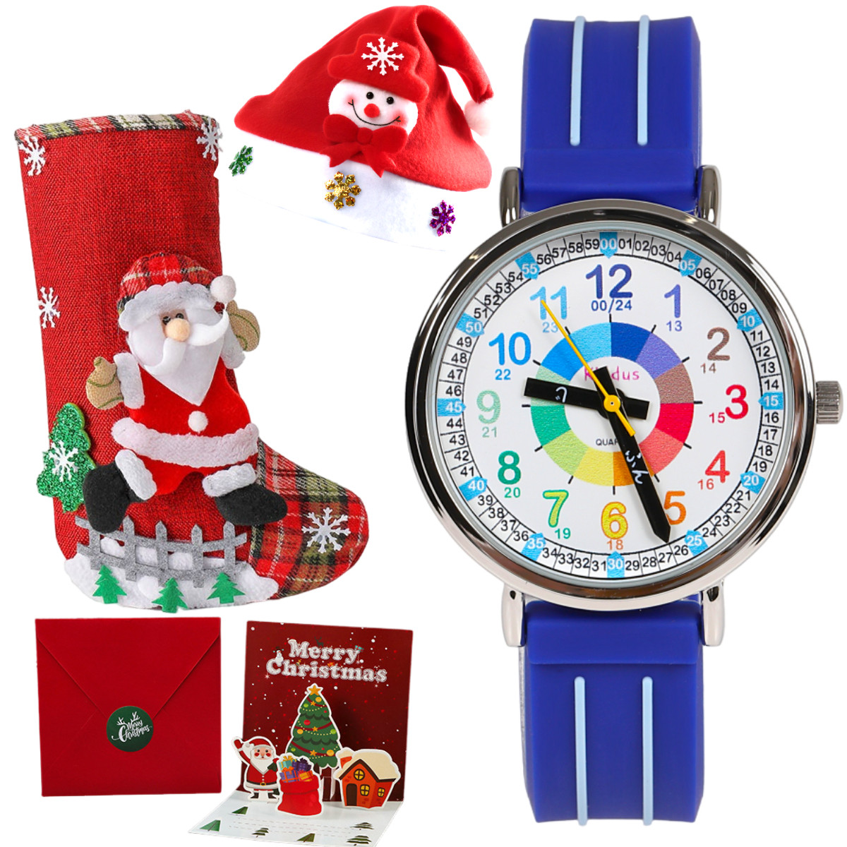 Kiddus（キッダス） クリスマスセット 子供腕時計 男の子 女の子 知育