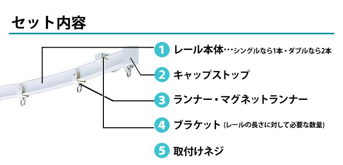 カーテンレール特徴