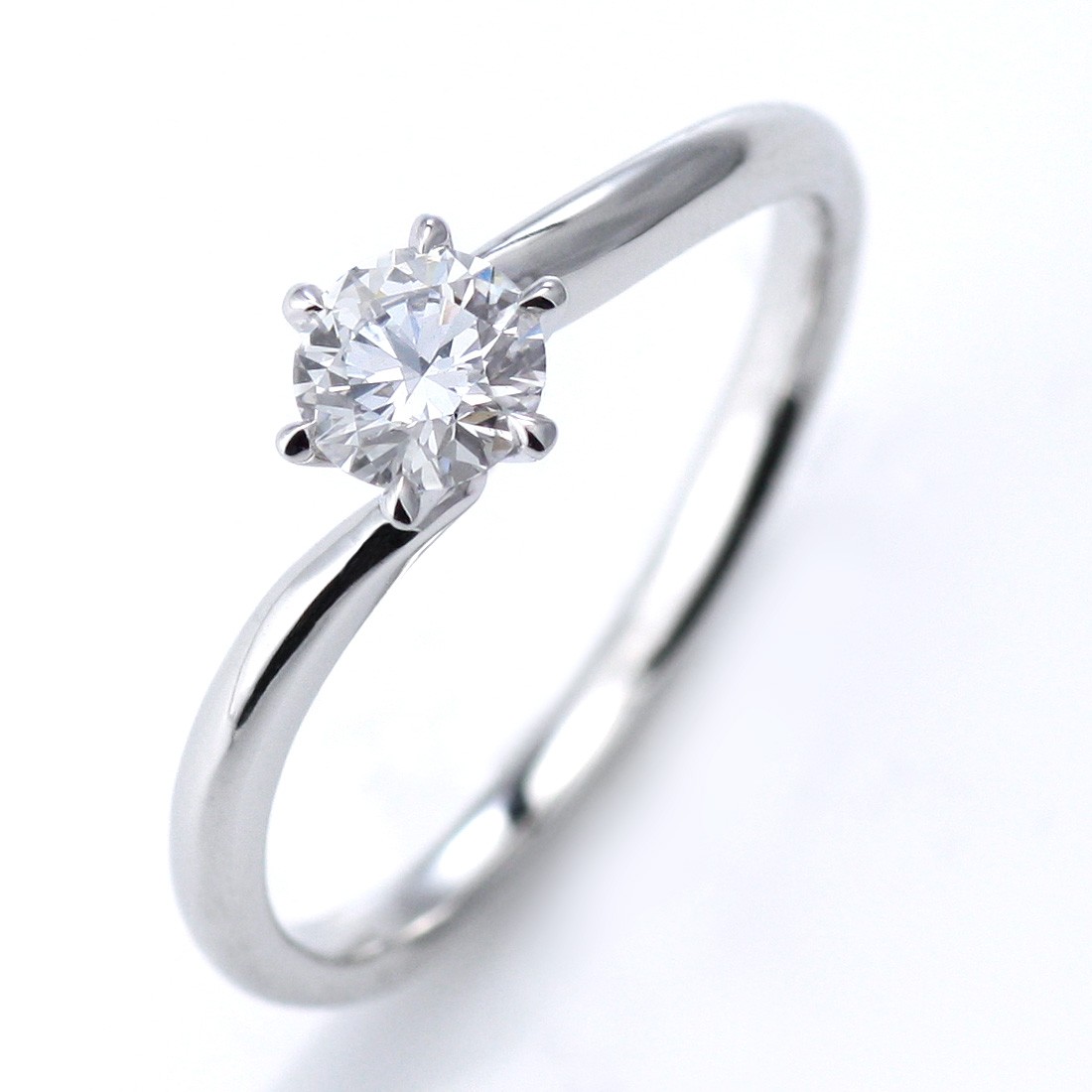 婚約指輪 格安 0.2カラット ダイヤモンド プラチナリング 大粒 指輪