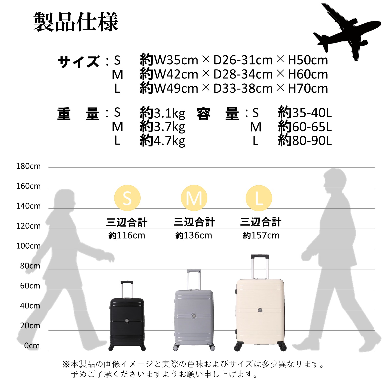 条件付き送料無料】【M007】シンプル キャリーケース スーツケース TSA