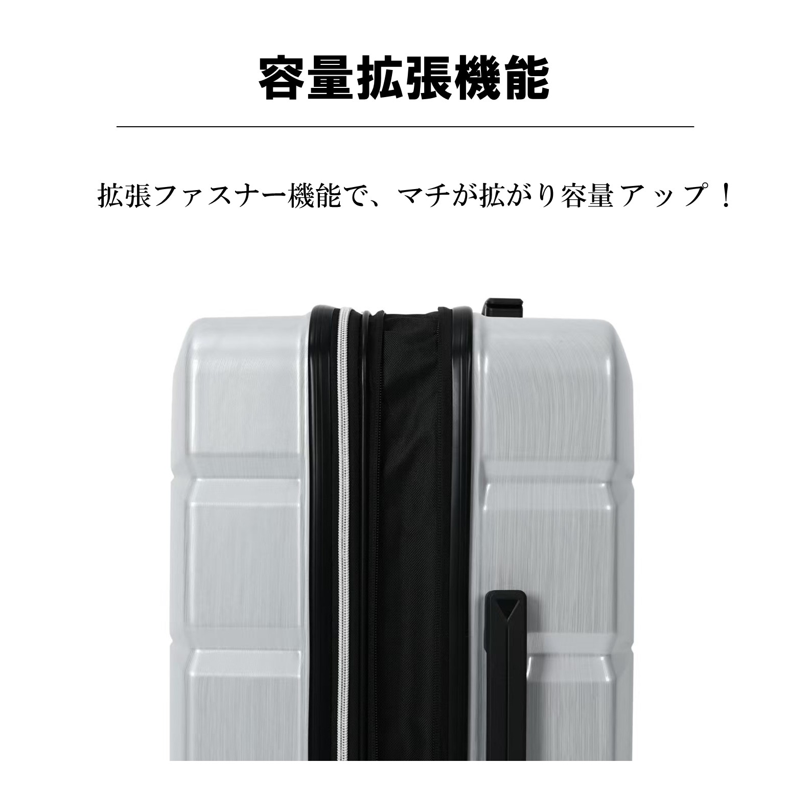 【条件付き送料無料】【M710】カラフル 拡張マチ付きキャリーケース スーツケース ダイヤルロックタイプ【idadi】の画像