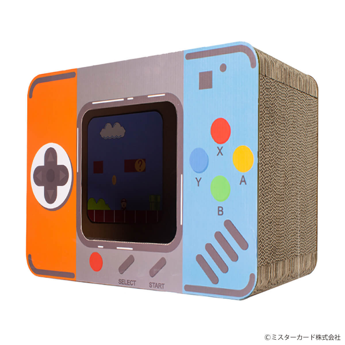 猫 爪とぎ 猫 爪研ぎ 高密度 段ボール つめとぎ オシャレ テレビ ラジオ ゲーム オーブン ベッド 昭和 レトロ ねこ ネコ バリバリハウス CT-CSB01 | miraiON | 03