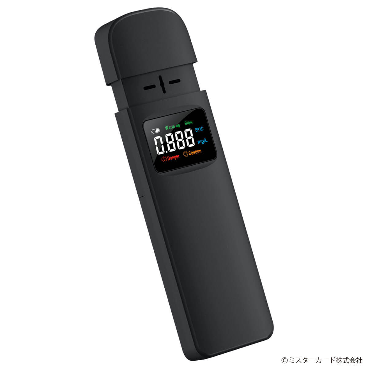 アルコールチェッカー ポーチ付き スライドキャップ式 酒気帯びみえるくん アルコール検知器 呼気 ブレスチェッカー MR-ALTS02 | miraiON | 02