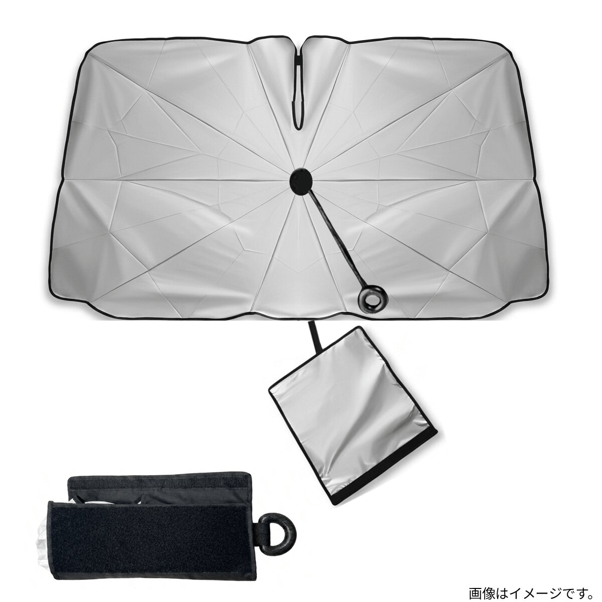 miraiON（ミライオン） 巻くだけ収納【MAKUDAKE】折りたたみ傘
