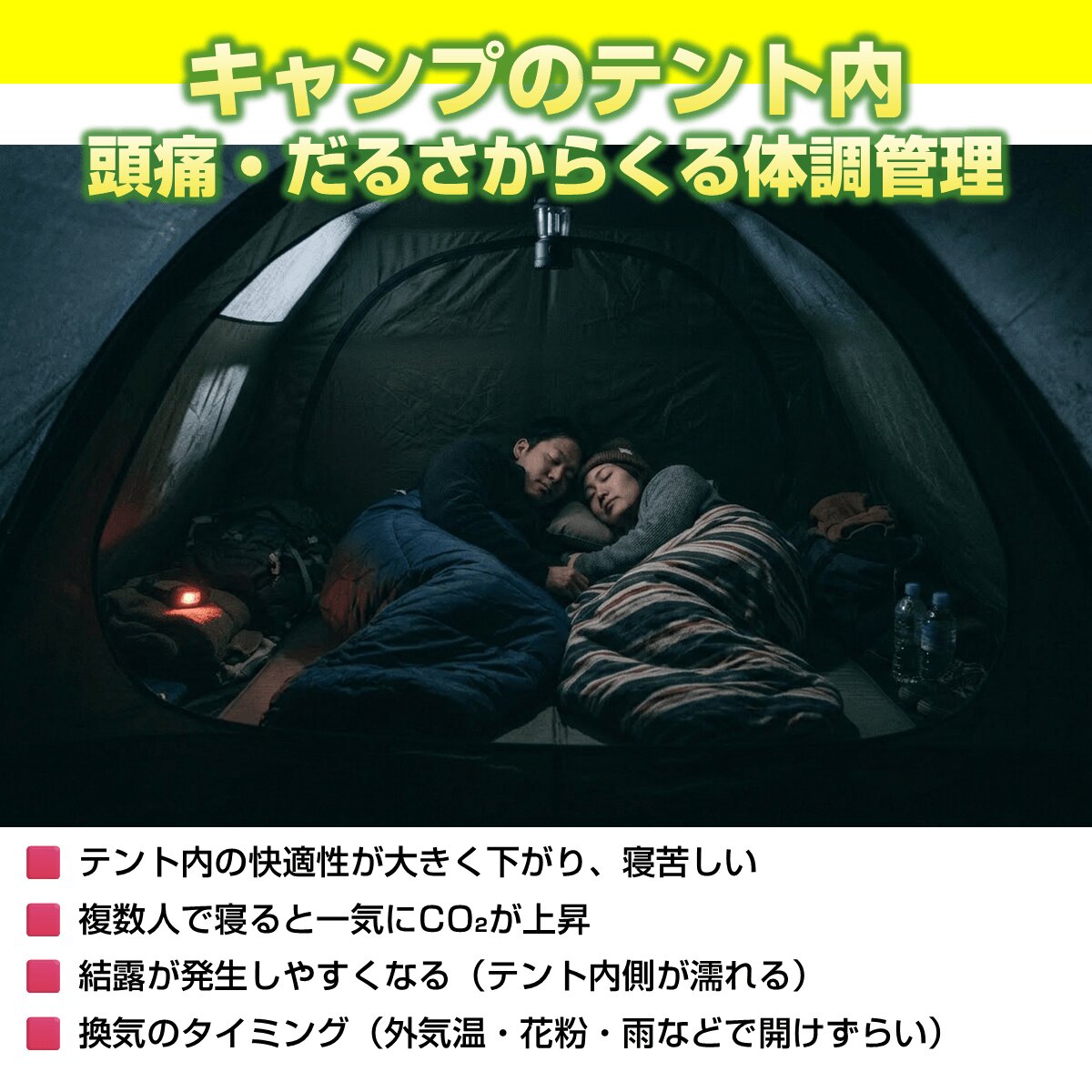 8/31まで【500円OFFクーポン】】換気の目安がひと目で分かる3in1 CO2モニター 二酸化炭素 温度 湿度 換気ココ キャンプ 車中泊 花粉症 眠気防止 トレーニング | miraiON | 04