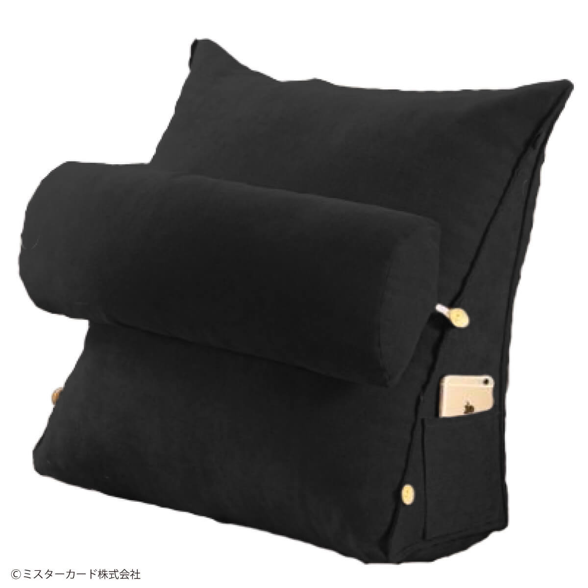 背もたれ 三角 クッション ベッド ソファー 背もたれクッション 三角クッション ミツカド ベッドの上 楽な姿勢 テレワーク 在宅 MR-SAH08 | miraiON | 01