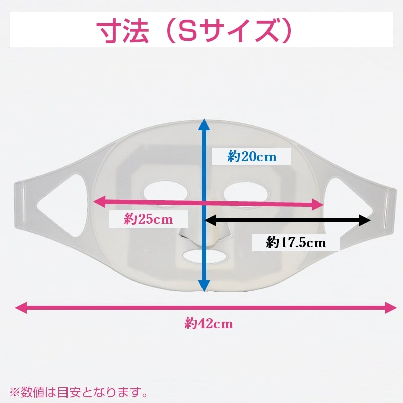 6/7まで【1000円OFFクーポン】LED美容マスク Sサイズ 赤色LED美顔器