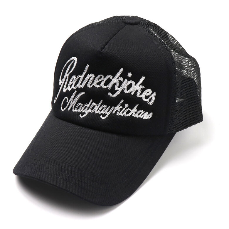 キャップ 帽子 メンズ メッシュキャップ メッシュ デニム ロゴ 刺繍