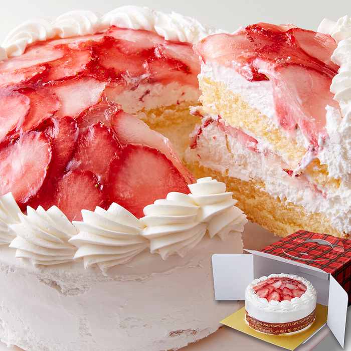 スイーツの王様 たっぷり生クリームといちごのショートケーキ