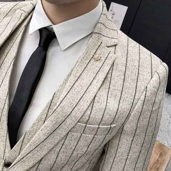 オラオラ系 ストライプスーツ メンズ ファッション 大人 スタイル