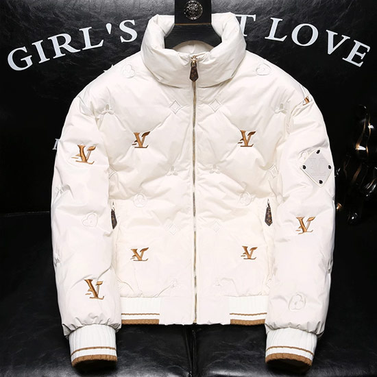 ダウンジャケット メンズ オラオラ系 大人 ダウン ゴールド 金 総柄