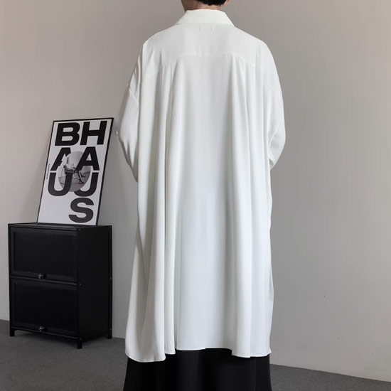 ドレープシャツ セットアップ お洒落 上品 リゾート風 モード系 楽天市場】ドレープカットソー メンズ ロングタンクトップ