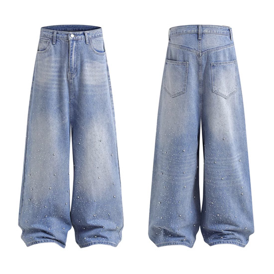【WV PROJECT】★男女兼用★24AWトーストバルーンデニムパンツ デニムパンツ メンズ V系 モード系 パンツ レディース サルエル