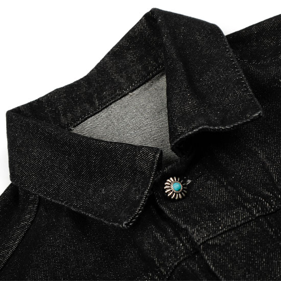 V系 Gジャン メンズ モード系 デニムジャケット オラオラ系 ファイヤー