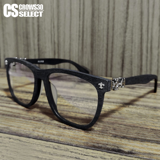 伊達メガネ メンズ オラオラ系 眼鏡 グリッド メガネ 十字架 クロス