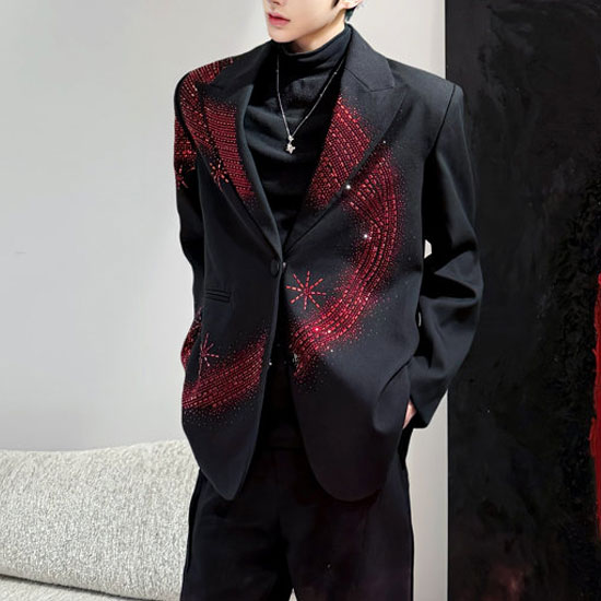 A.D.S ブラック 刺繍 ジャケット　個性的　派手 a-5-ryuusei-jkt_4.jpg