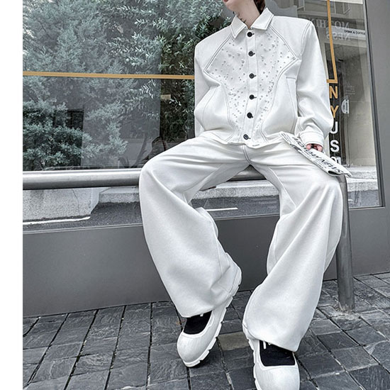 オラオラ系 デニムセットアップ メンズ オールインワン 上下セット G