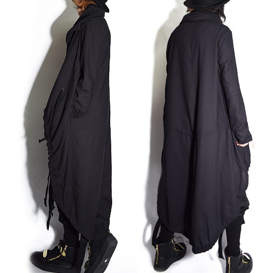 ドレープコート メンズ ロングカーディガン モッズコート モッズ