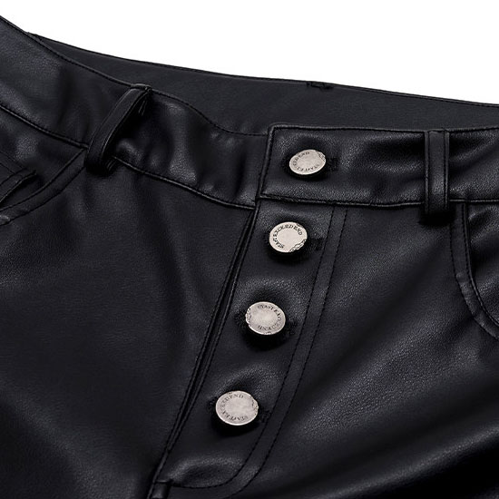 90s Archive レザー バイカー フレアパンツ モードロック Punk V系 レザーパンツ メンズ モード系 スキニーパンツ オラオラ系 美脚