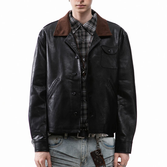 お兄系 00s y2k MICHEL  HOMME レザージャケット シングルライダースレザーブルゾン （その他アウター）｜MICHEL KLEIN