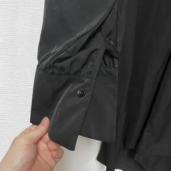 シャツ メンズ ロングシャツ モード系 レディース V系 アシンメトリー