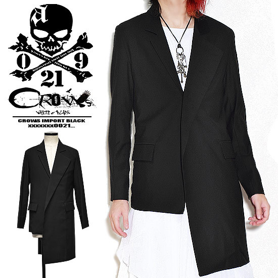 希少✨ Y's アシンメトリー テーラードジャケット 変型 ブラック22ss 楽天市場】テーラードジャケット メンズ アシンメトリー チェック 格子