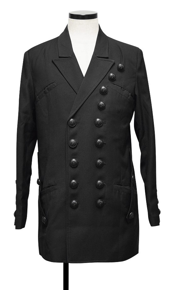 テーラードジャケット メンズ モード系 ナポレオンジャケット ダブル