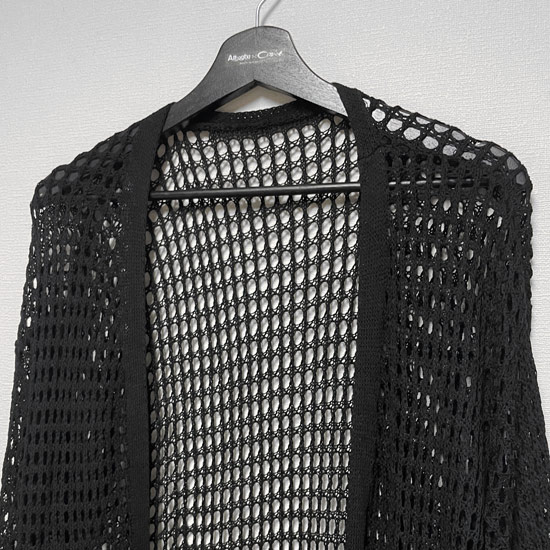 LGB CARDI-2 変形 ロング カーディガン HYDE V系 Y2K メッシュカーディガン メンズ モード系 ロングカーディガン レディース