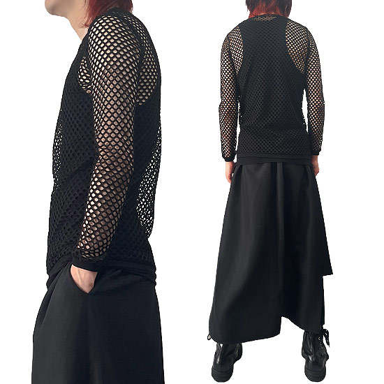 EL SOLITARIO W.T.F. メッシュ長袖カットソー L セール】ゆるさと