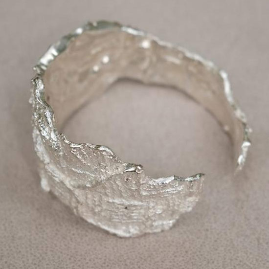バングル メンズ シルバー 800 silver ブレスレット 幾何学