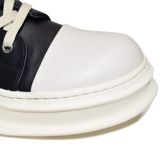 スニーカー【BUSCEMI】関税込送料無料 無地 レザー ラバーソール 楽天市場】スニーカー メンズ ハイカットスニーカー 本革 レザー