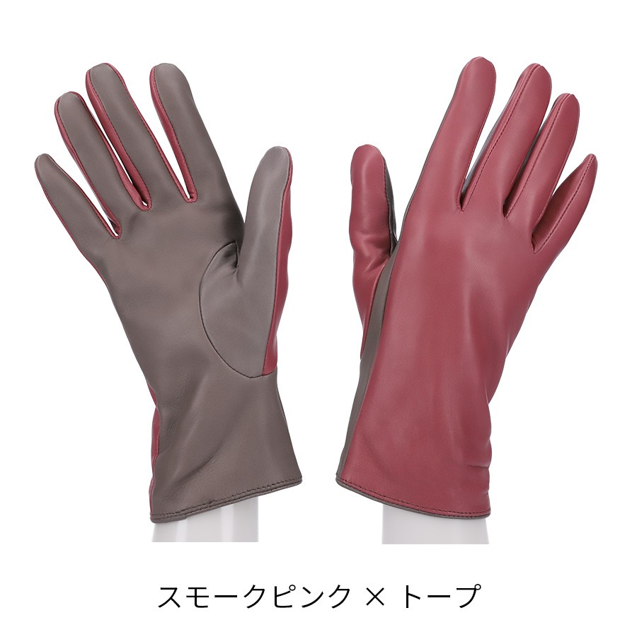 Attivo 手袋 革手袋 レディース カシミア レザーグローブ 女性用