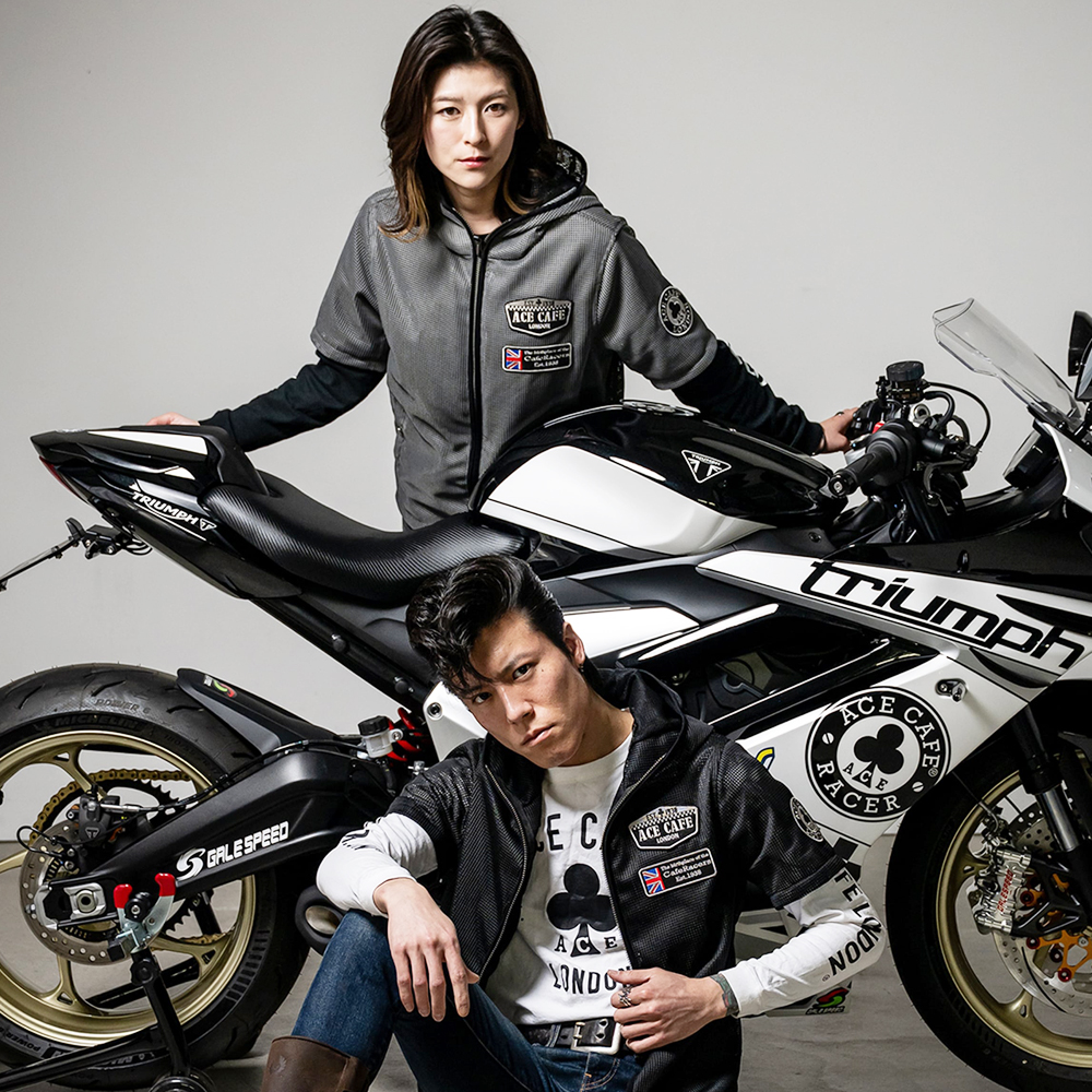 ACE CAFE LONDON バイク ジャケット メンズ レディース 半袖 春
