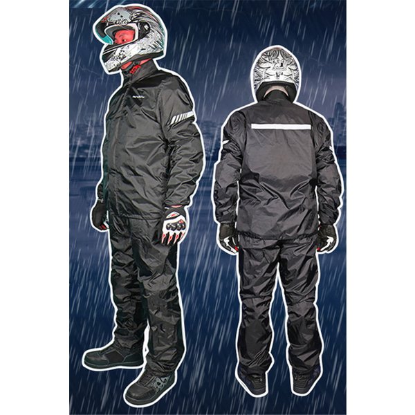 バイク レインウェア 上下セット メンズ 雨具 自転車 オートバイ