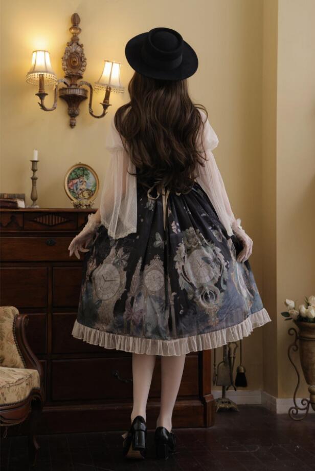 3点セット】姫系ロリータ服 ゴスロリ ロリータファッション ブラウス