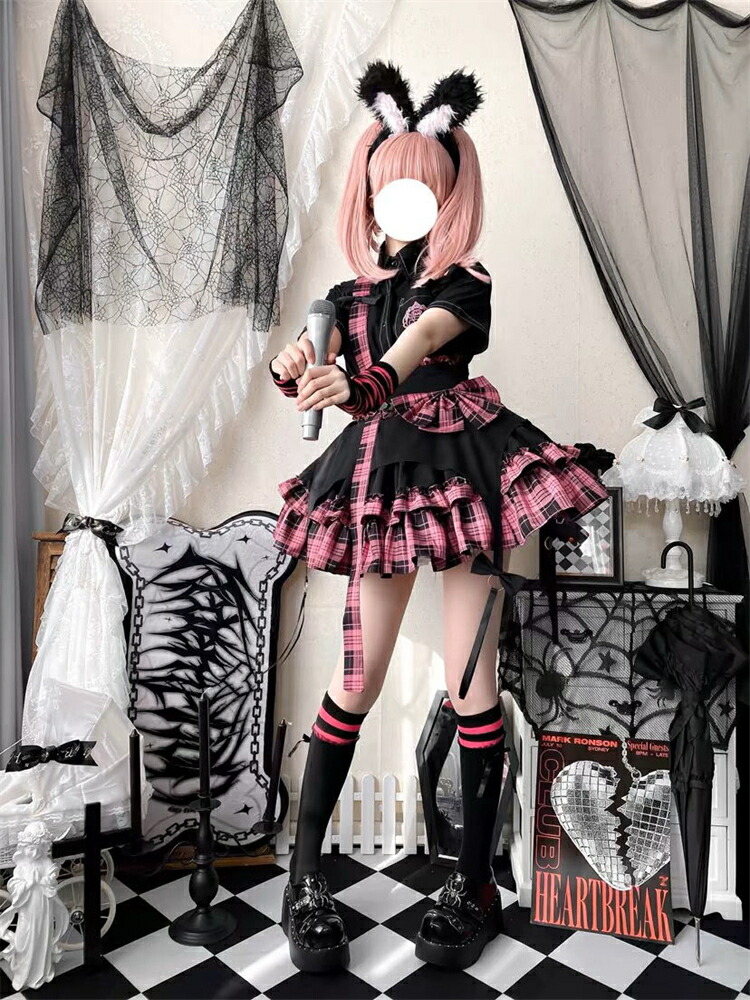 ロリィタ服 ゴスロリ ファッション アイドル衣装 2色 スカート