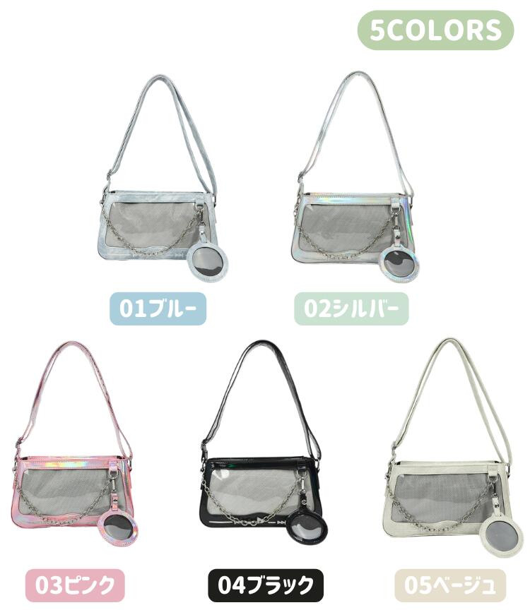 痛バッグ 痛バ シンプル 透明 おたく オタクバッグ トートバッグ 痛